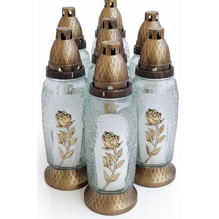 ZNICZ RÓŻA - 068 ( 1 opakowanie 7 szt. )